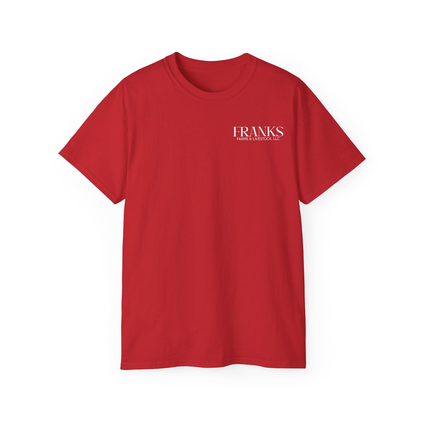 Franks Farms & Livestock Print Extra Heavy Cotton T-Shirt (ADULT)