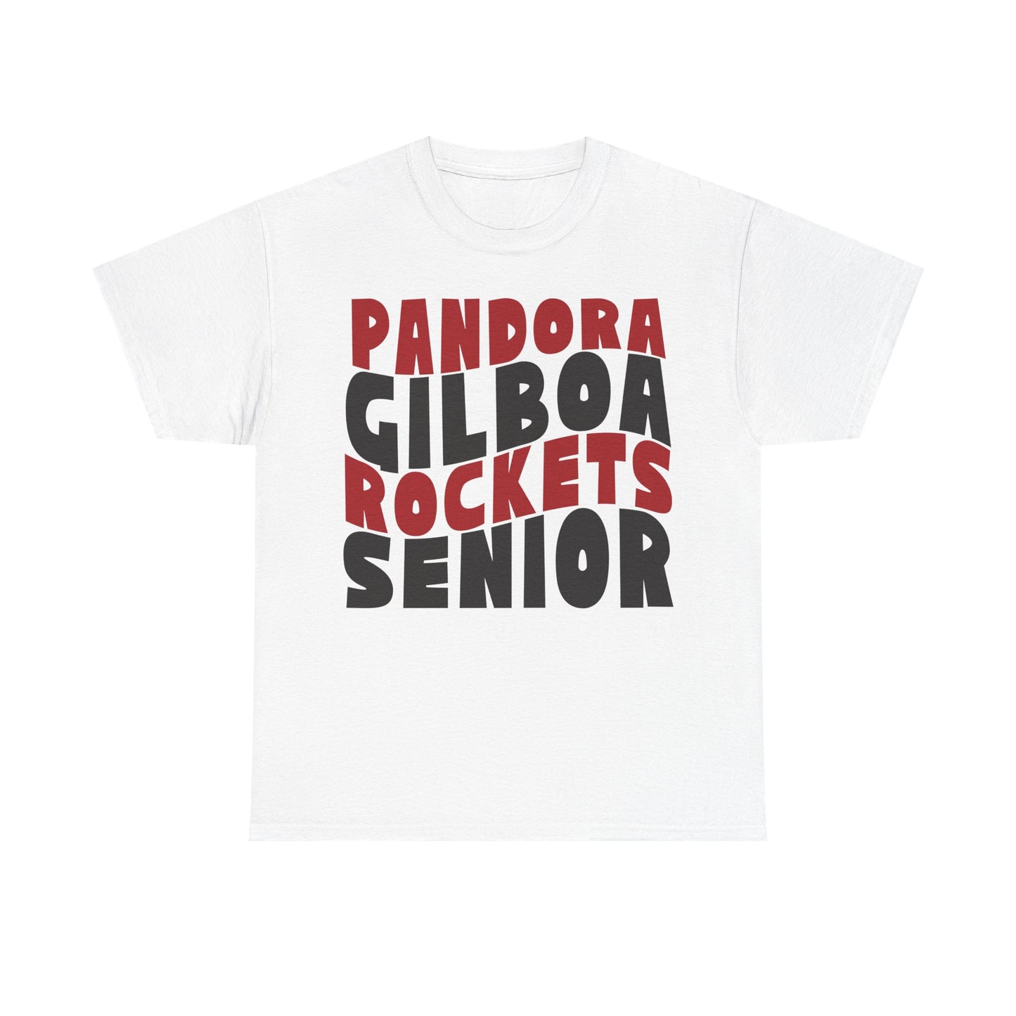 Pandora-Gilboa Rockets Senior Heavy Cotton T-shirt