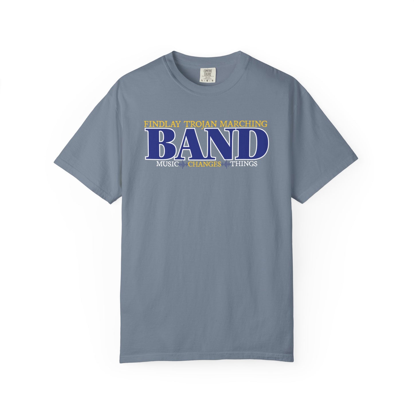 Findlay Trojans Band Comfort Colors T-Shirt