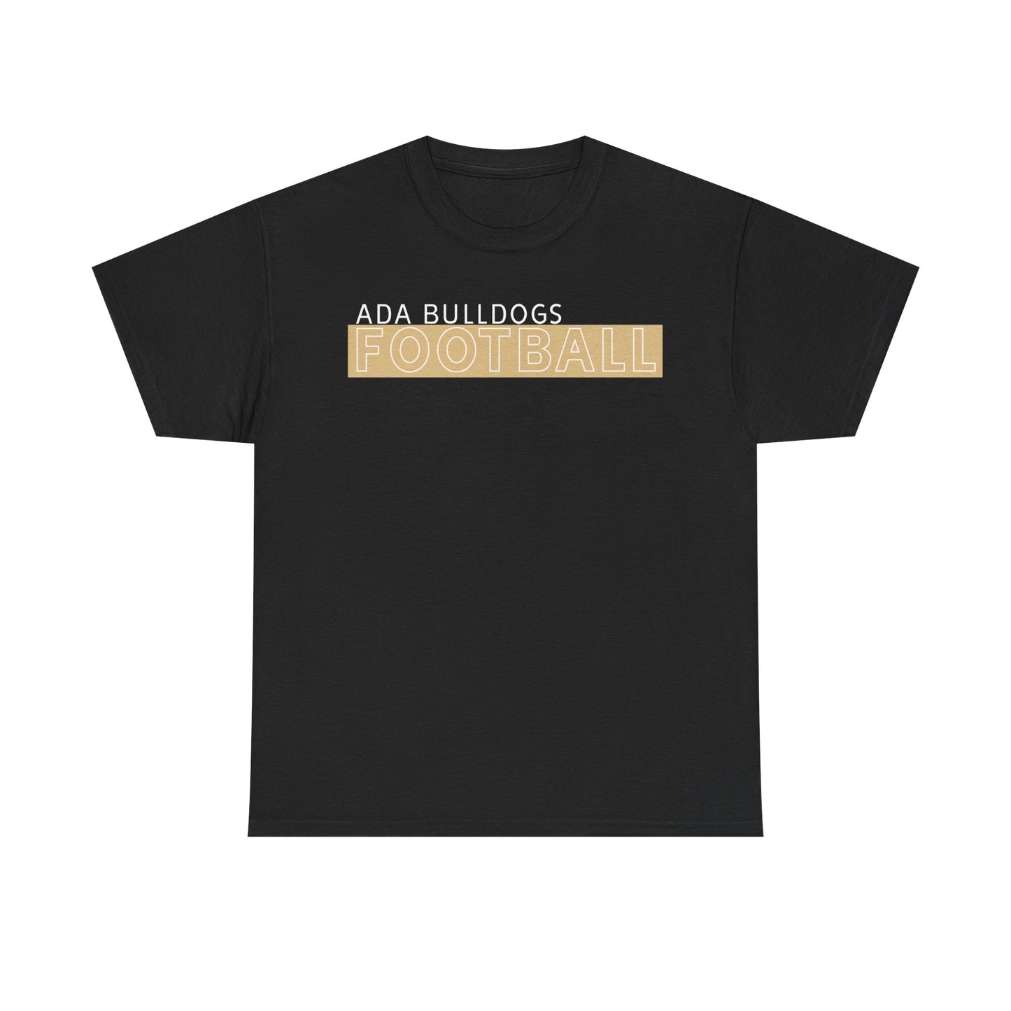 Ada Bulldogs Football Heavy Cotton T-shirt