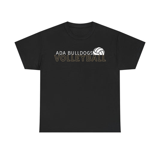 Ada Bulldogs Volleyball Heavy Cotton T-shirt