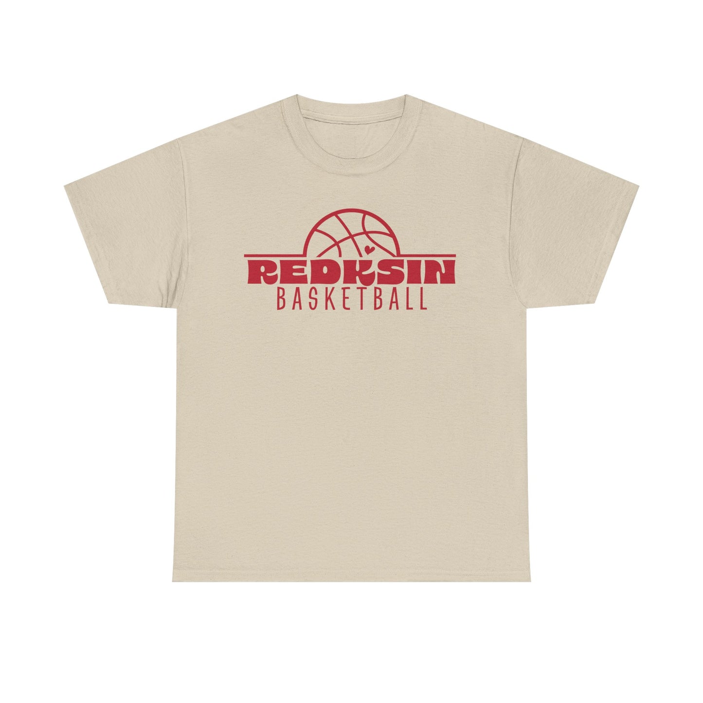 Arcadia Redskins Basketball Heavy Cotton T-shirt