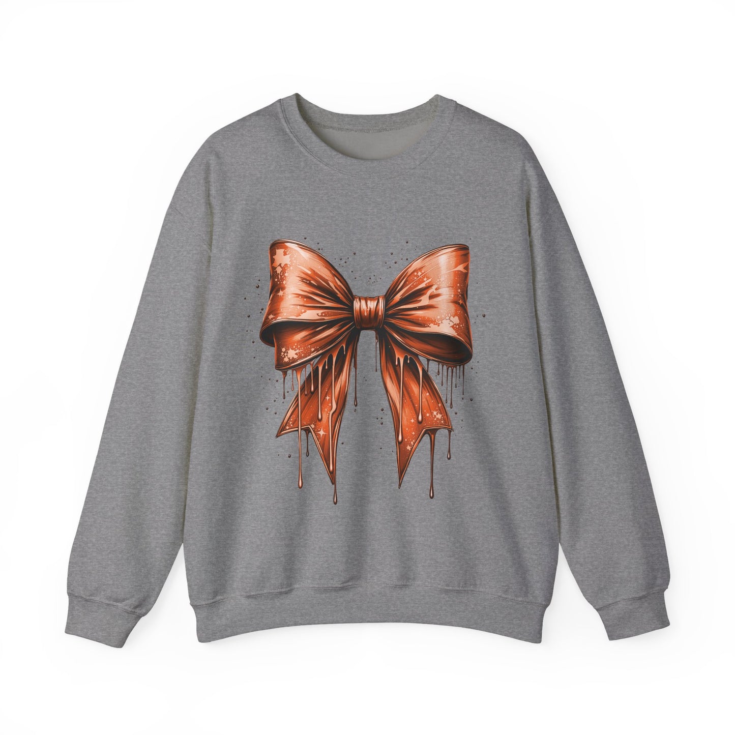 Orange Bow Sweatshirt