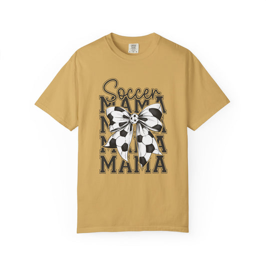 Purple & Gold Soccer Mom Comfort Colors T-Shirt
