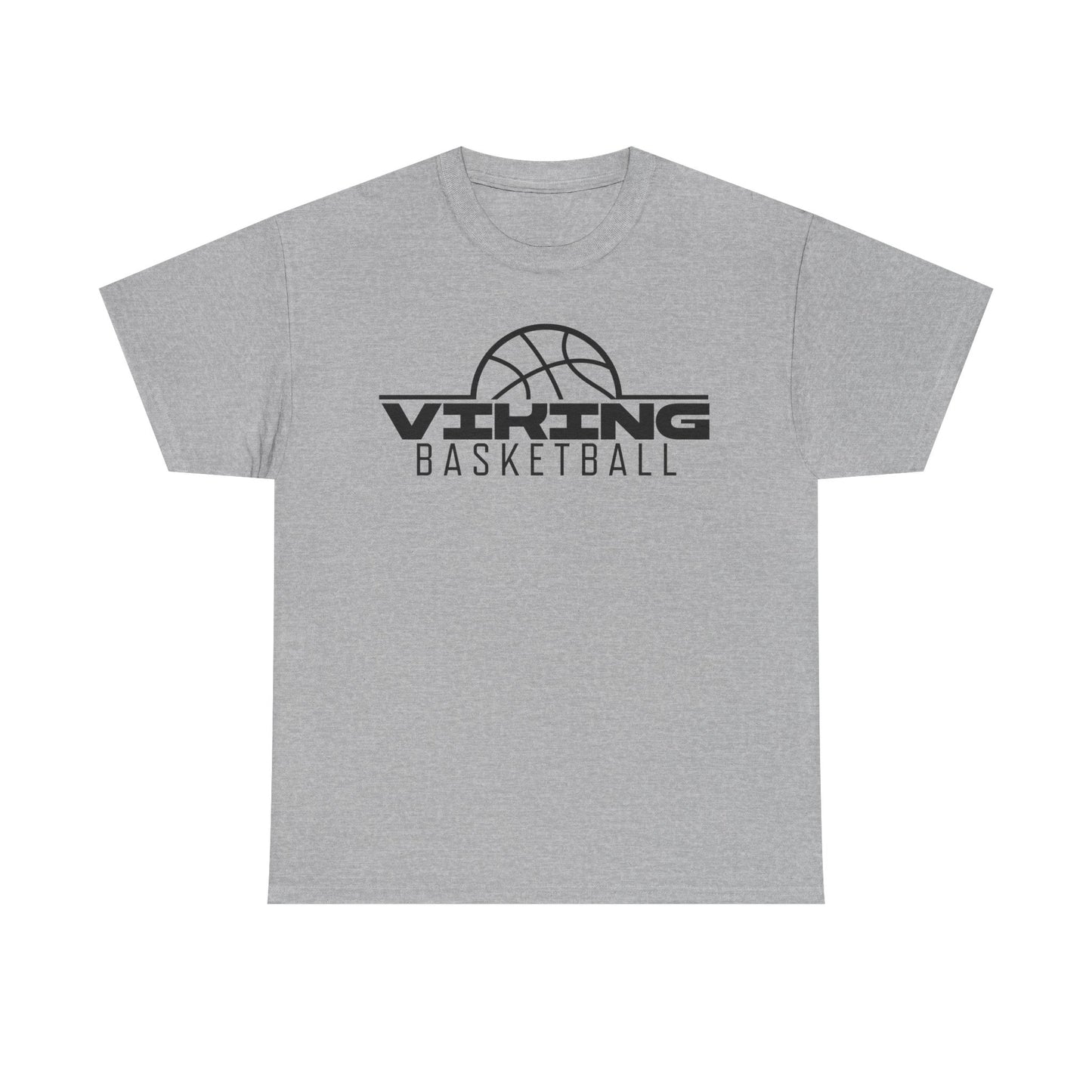 Leipsic Vikings Basketball Heavy Cotton T-shirt