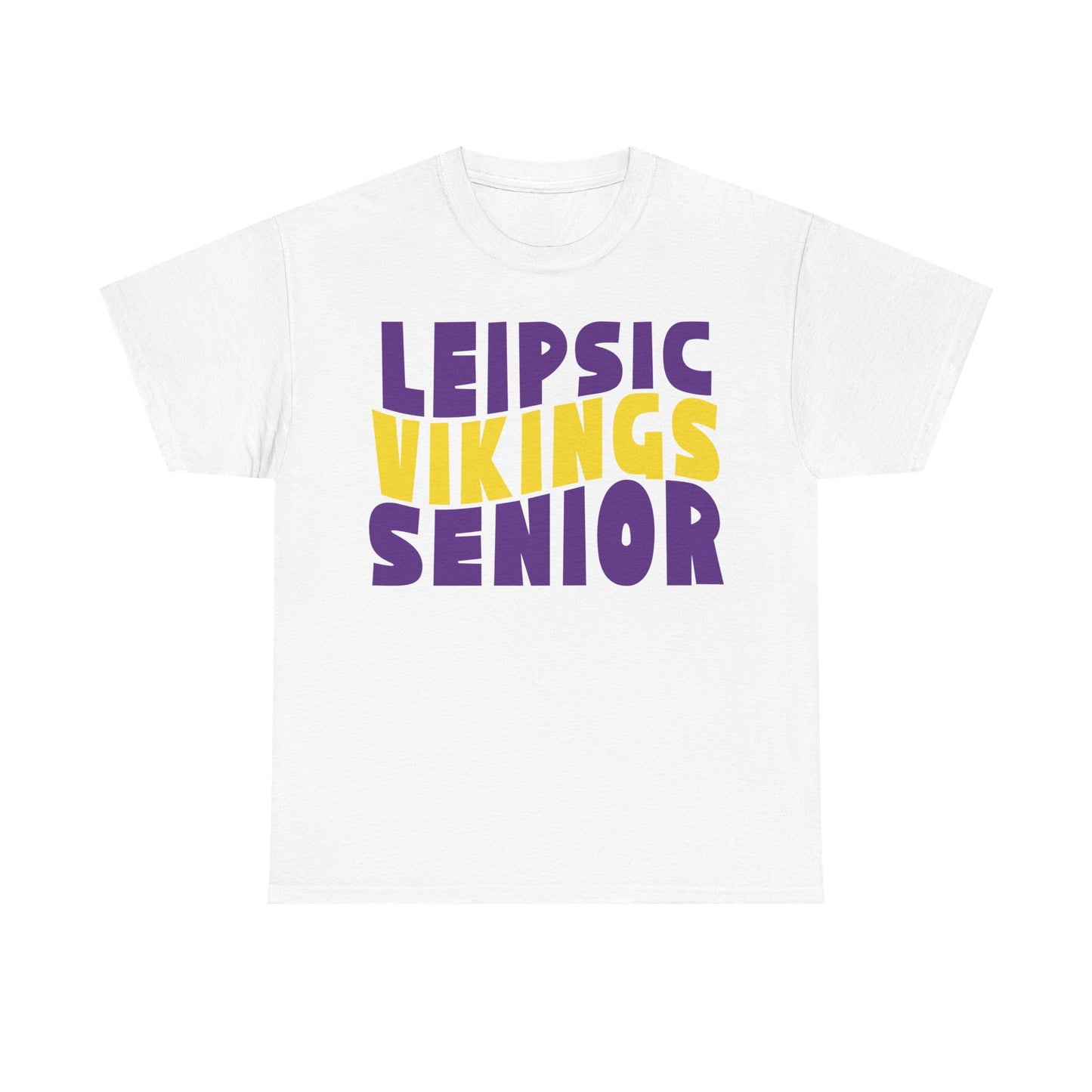 Leipsic Vikings Senior Heavy Cotton T-shirt
