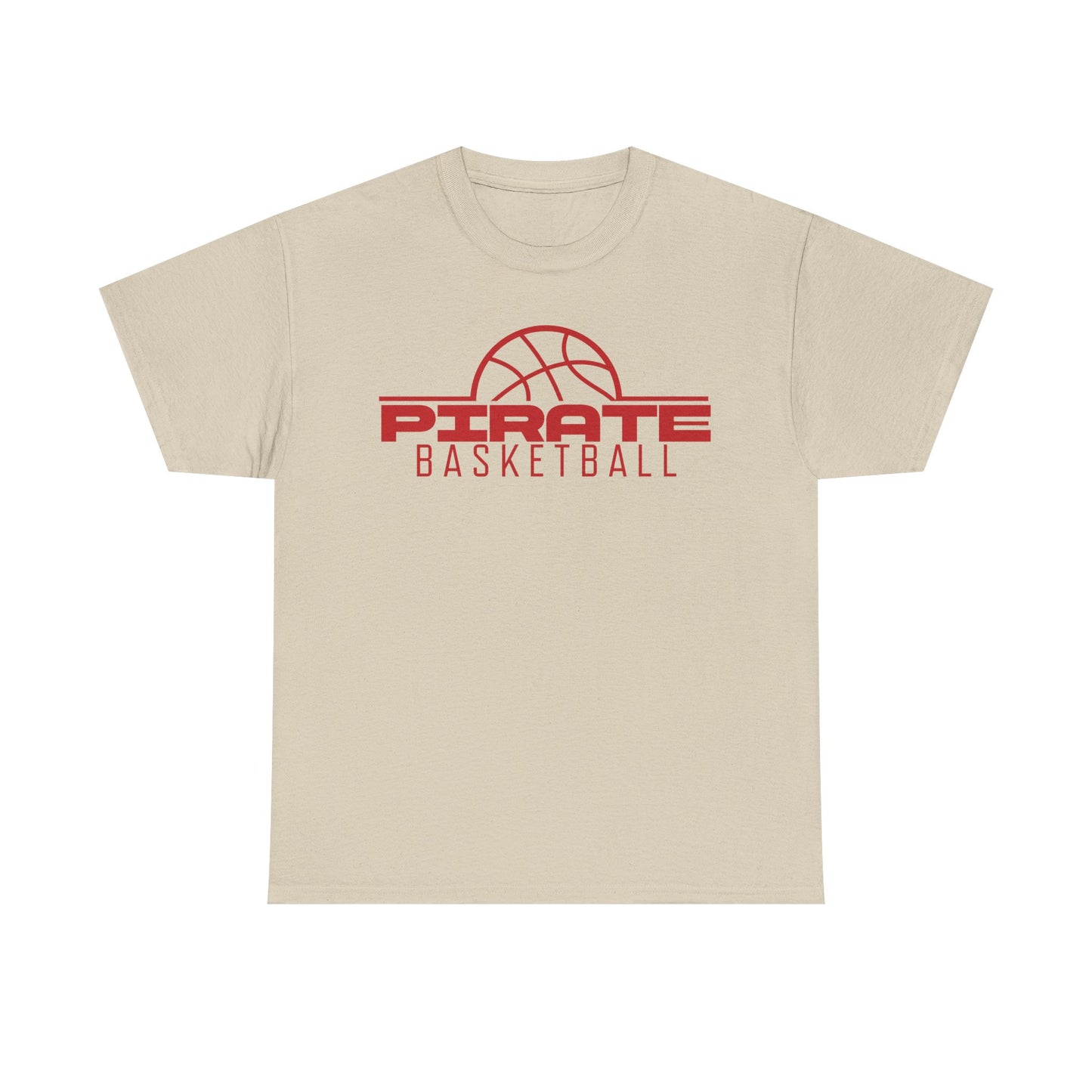 Bluffton Pirates Basketball Heavy Cotton T-shirt