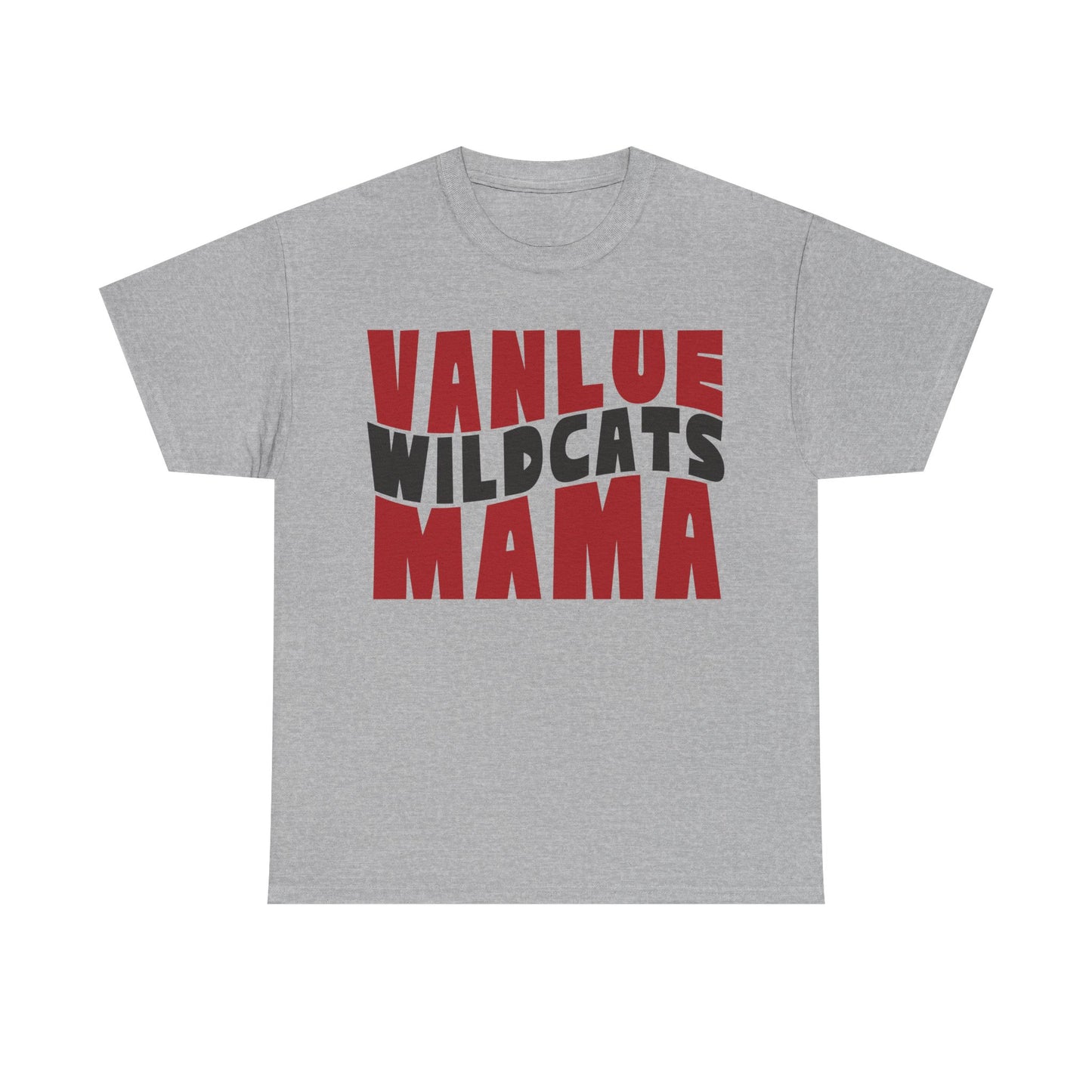 Vanlue Wildcats Mama Heavy Cotton T-shirt