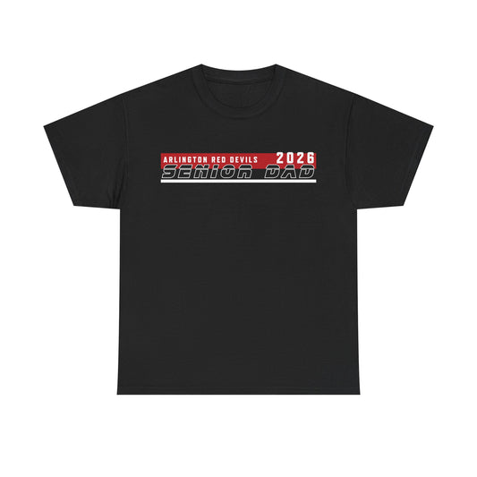 Arlington Red Devils 2026 Senior Dad Heavy Cotton T-shirt