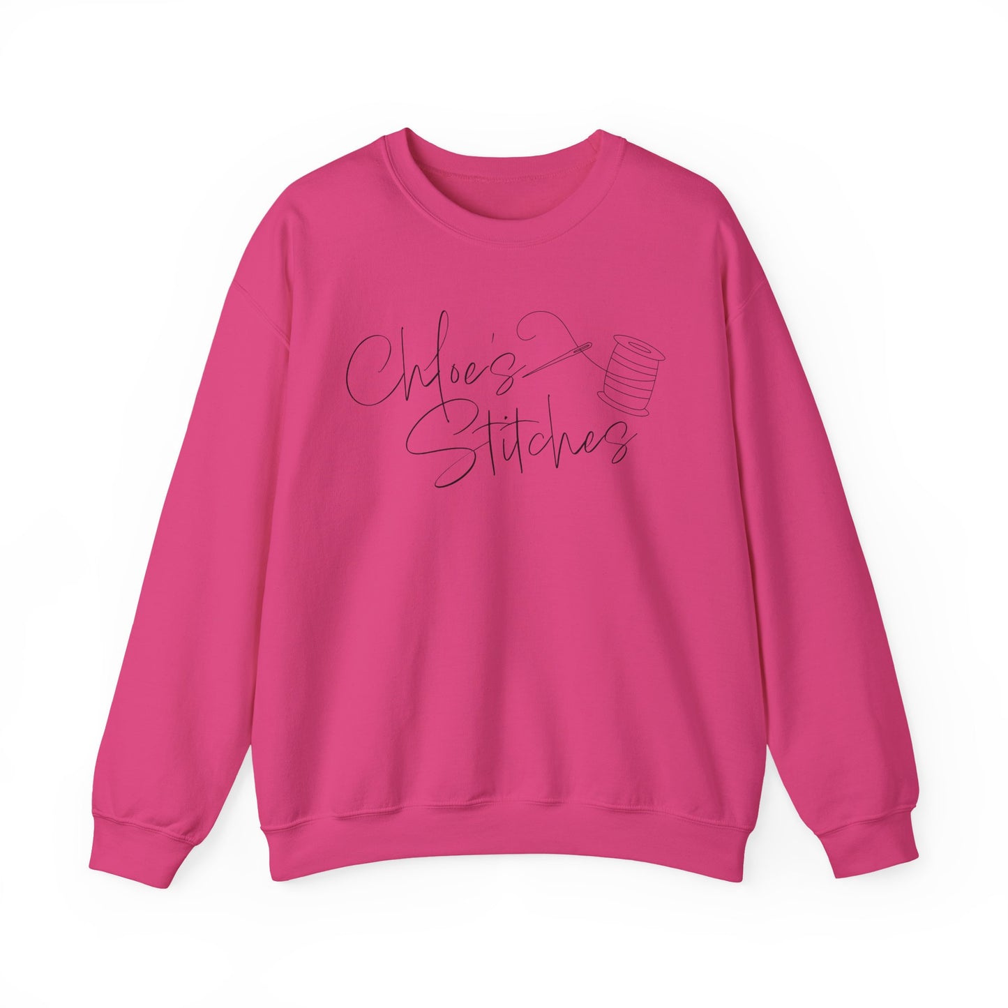 Chloe's Stitches FRONT ONLY Crewneck Sweatshirt
