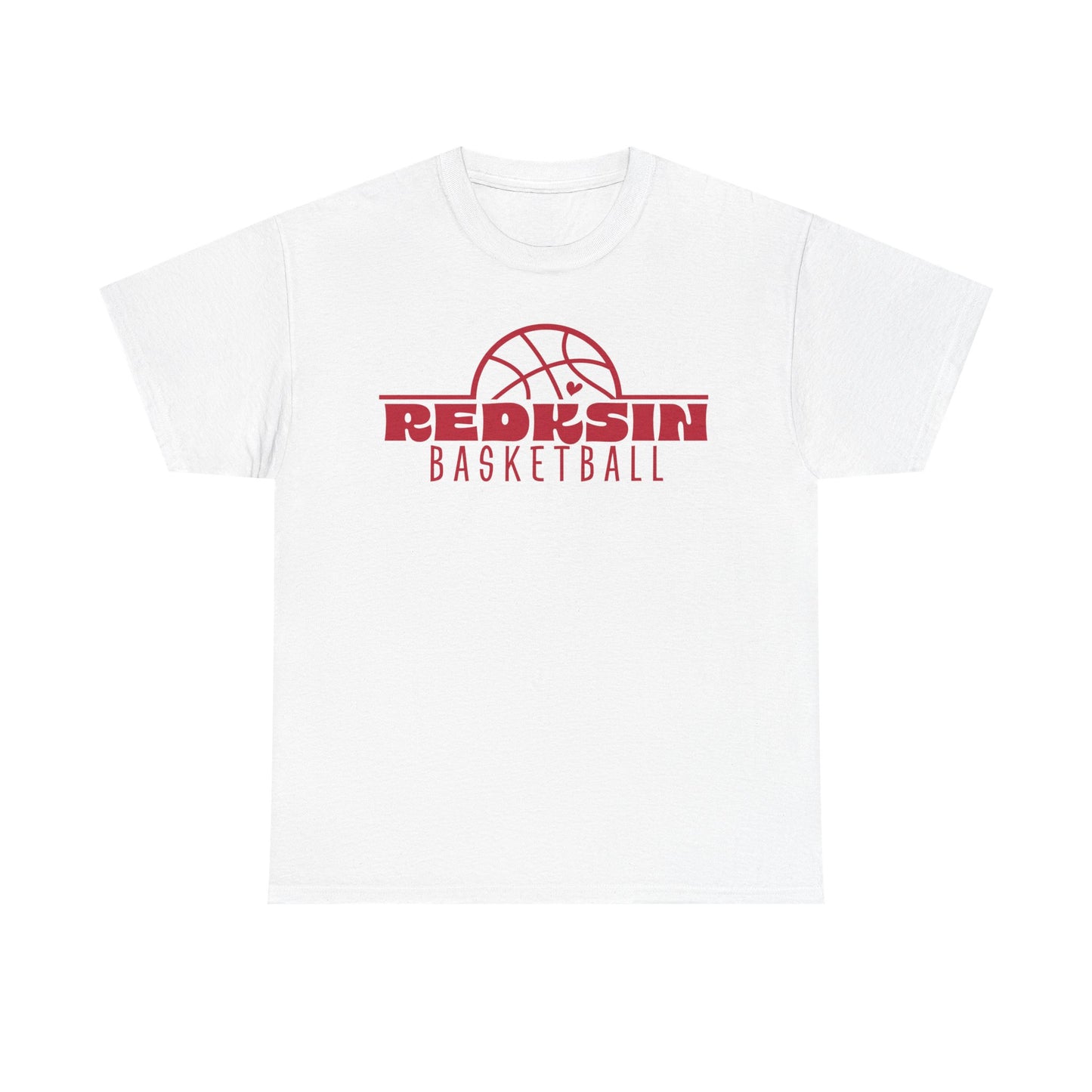 Arcadia Redskins Basketball Heavy Cotton T-shirt