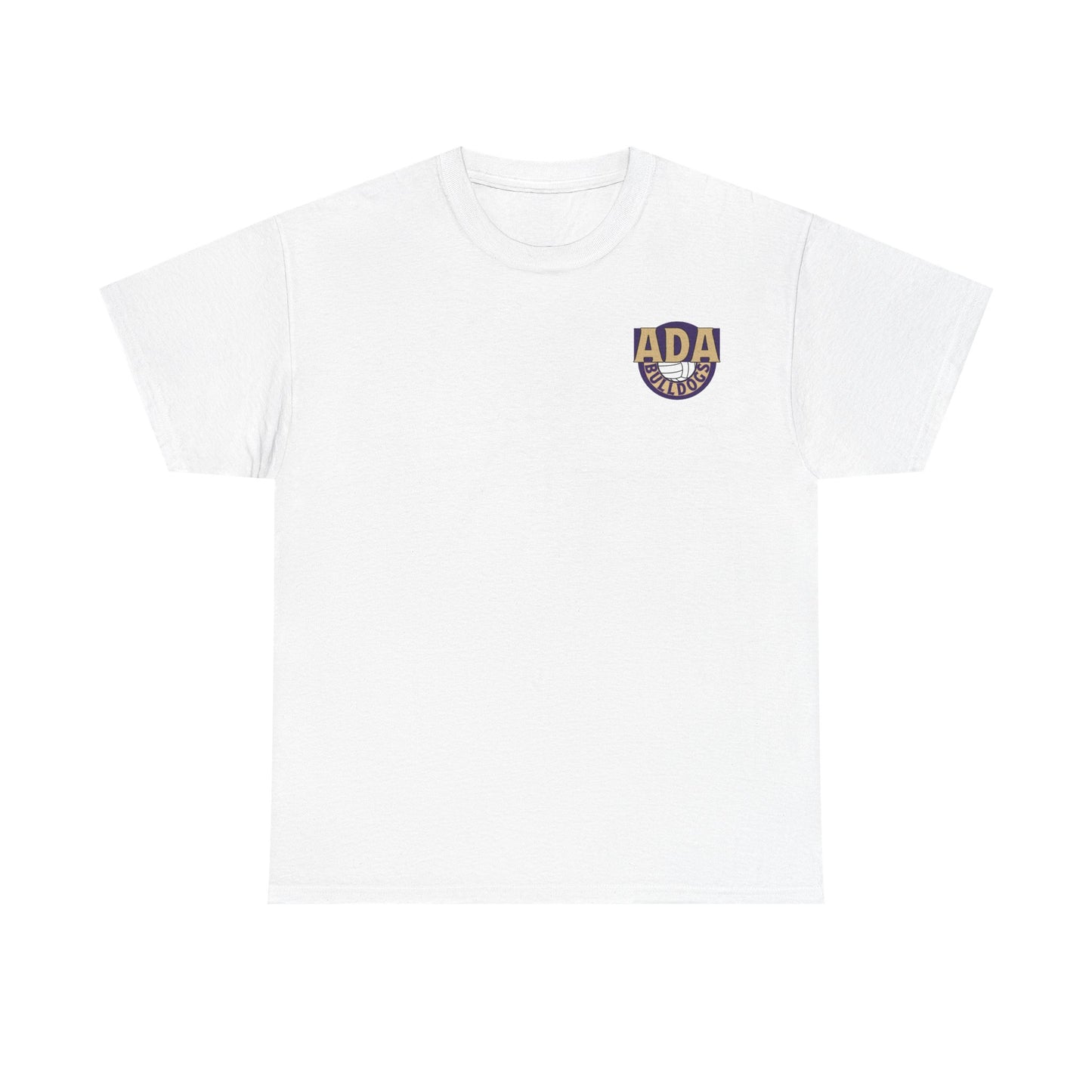 Ada Bulldogs Volleyball Heavy Cotton T-shirt