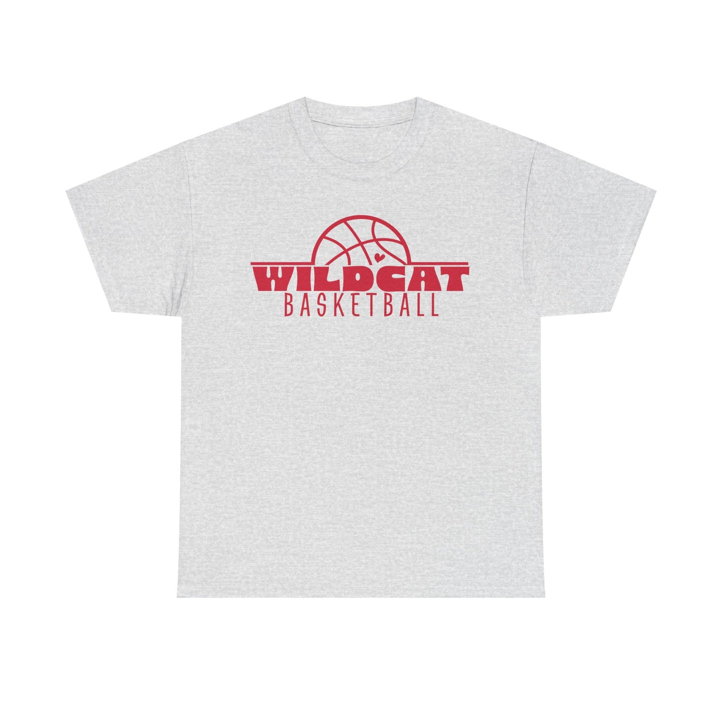 Vanlue Wildcats Basketball Heavy Cotton T-shirt
