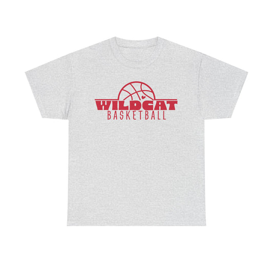 Vanlue Wildcats Basketball Heavy Cotton T-shirt