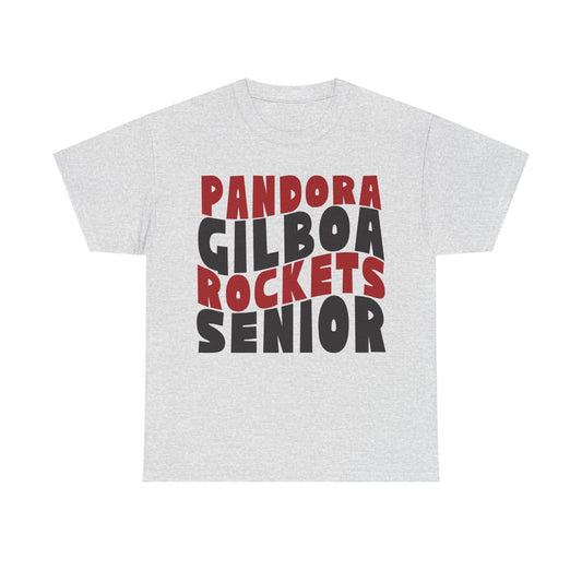 Pandora-Gilboa Rockets Senior Heavy Cotton T-shirt