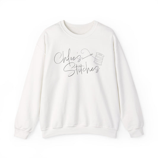 Chloe's Stitches FRONT ONLY Crewneck Sweatshirt
