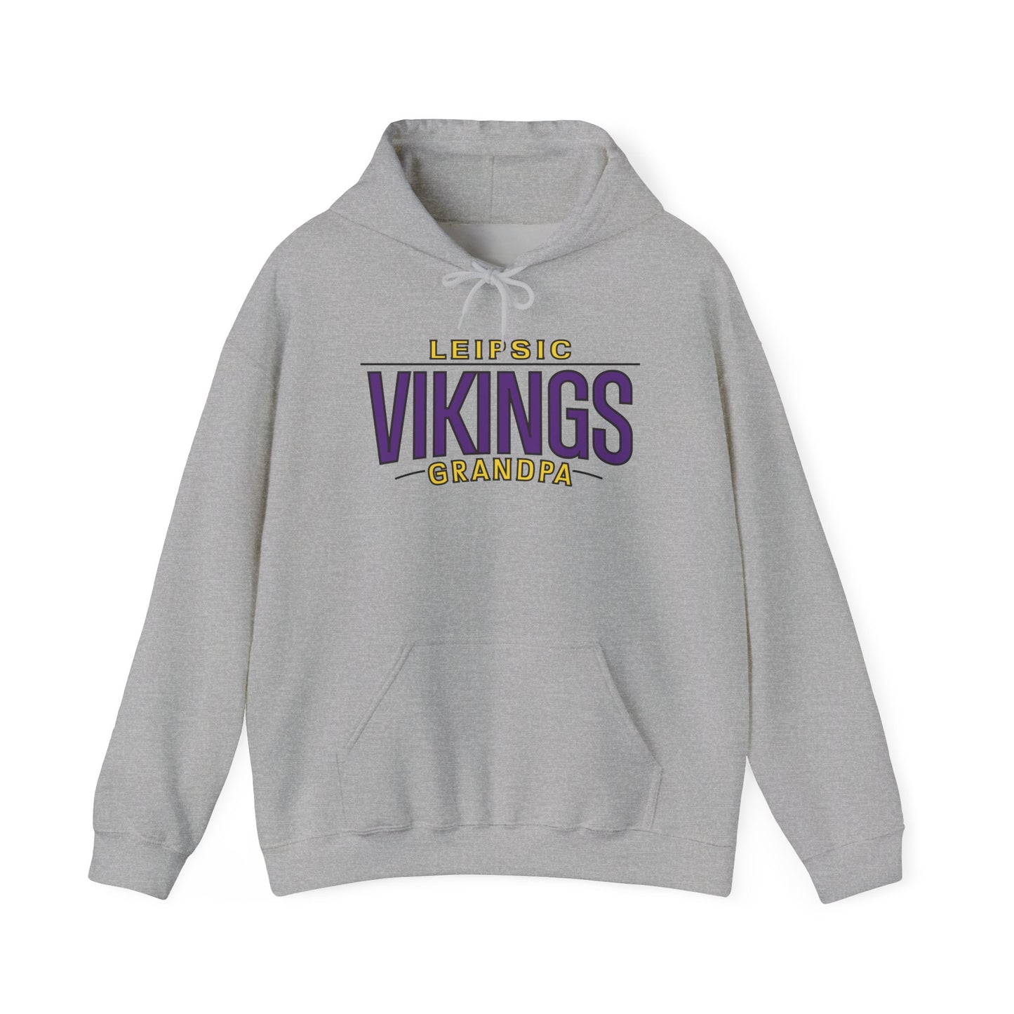 Leipsic Vikings Grandpa Hooded Sweatshirt