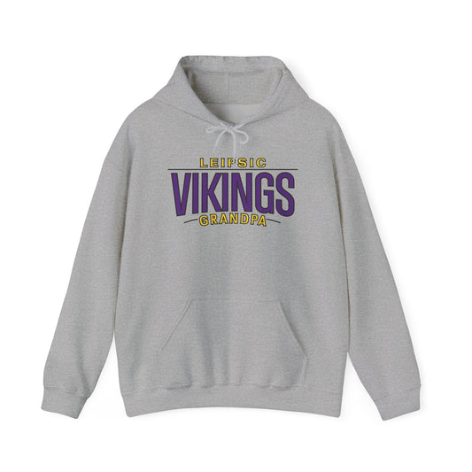 Leipsic Vikings Grandpa Hooded Sweatshirt