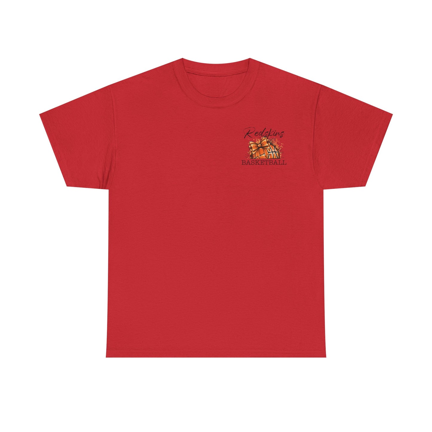 Arcadia Redskins Basketball Heavy Cotton T-shirt