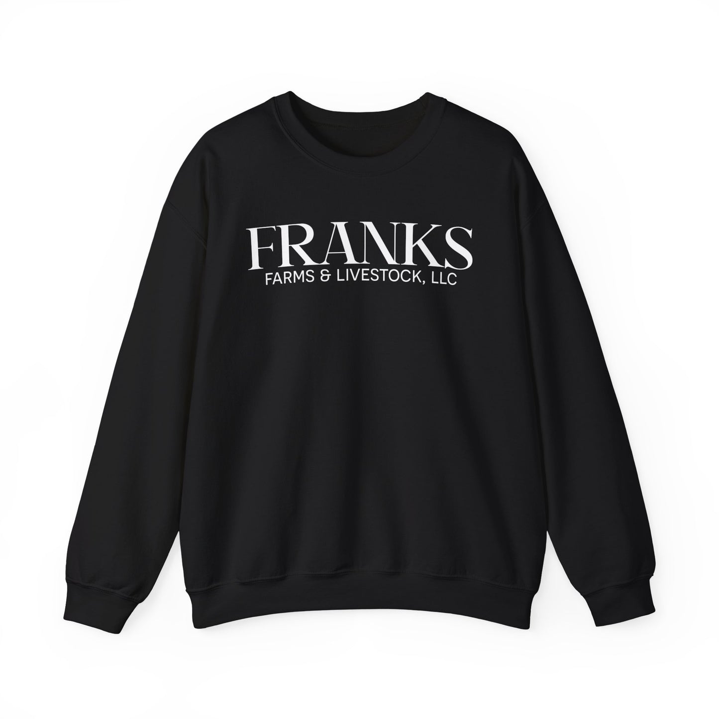 Franks Farms & Livestock Front Print Only Crewneck Sweatshirt (ADULT)