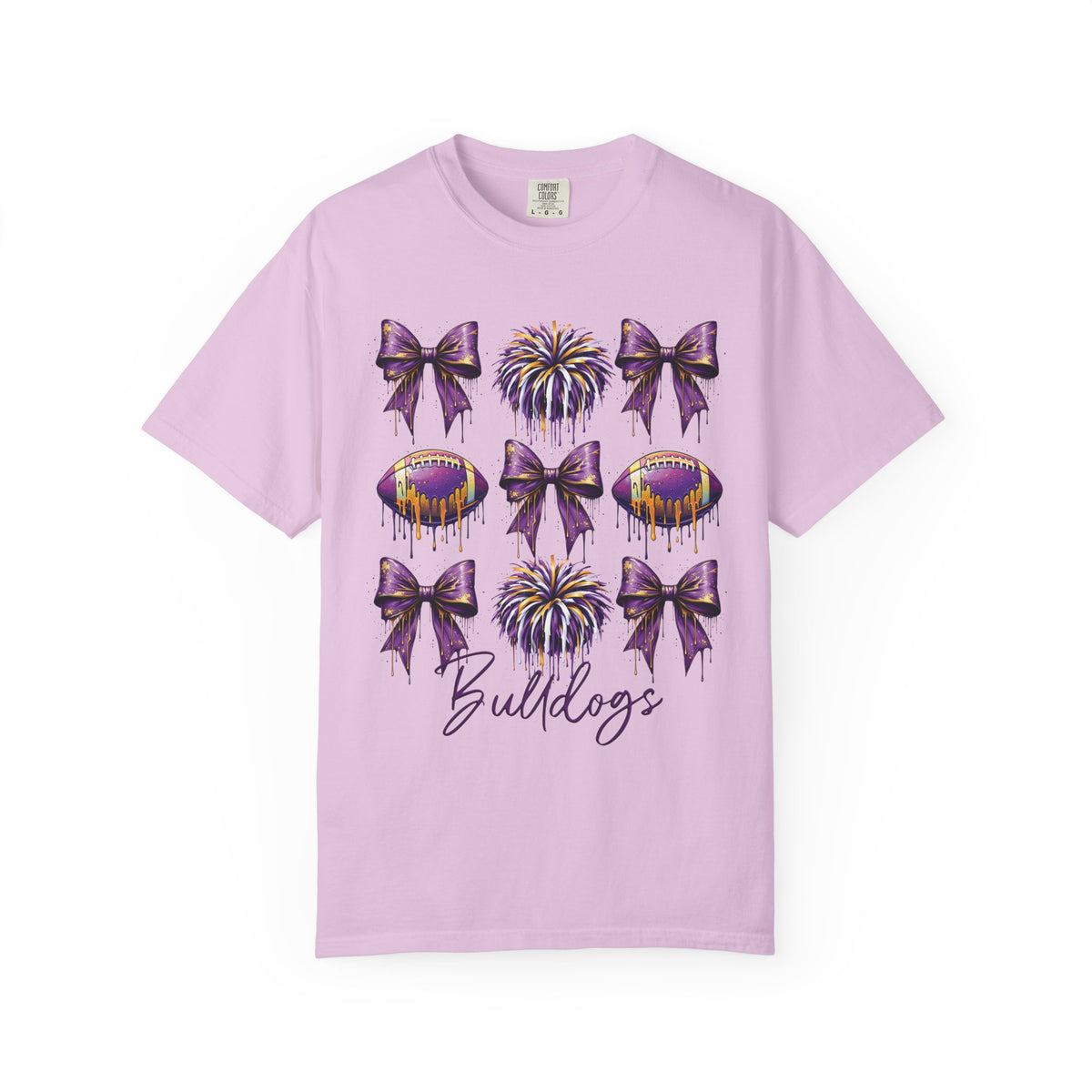 Ada Bulldogs Football Comfort Colors T-Shirt