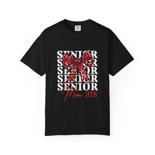 Senior Mom RED bow 2026 Comfort Colors T-Shirt