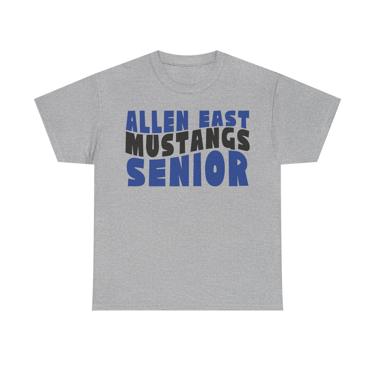 Allen East Mustangs Senior Heavy Cotton T-shirt