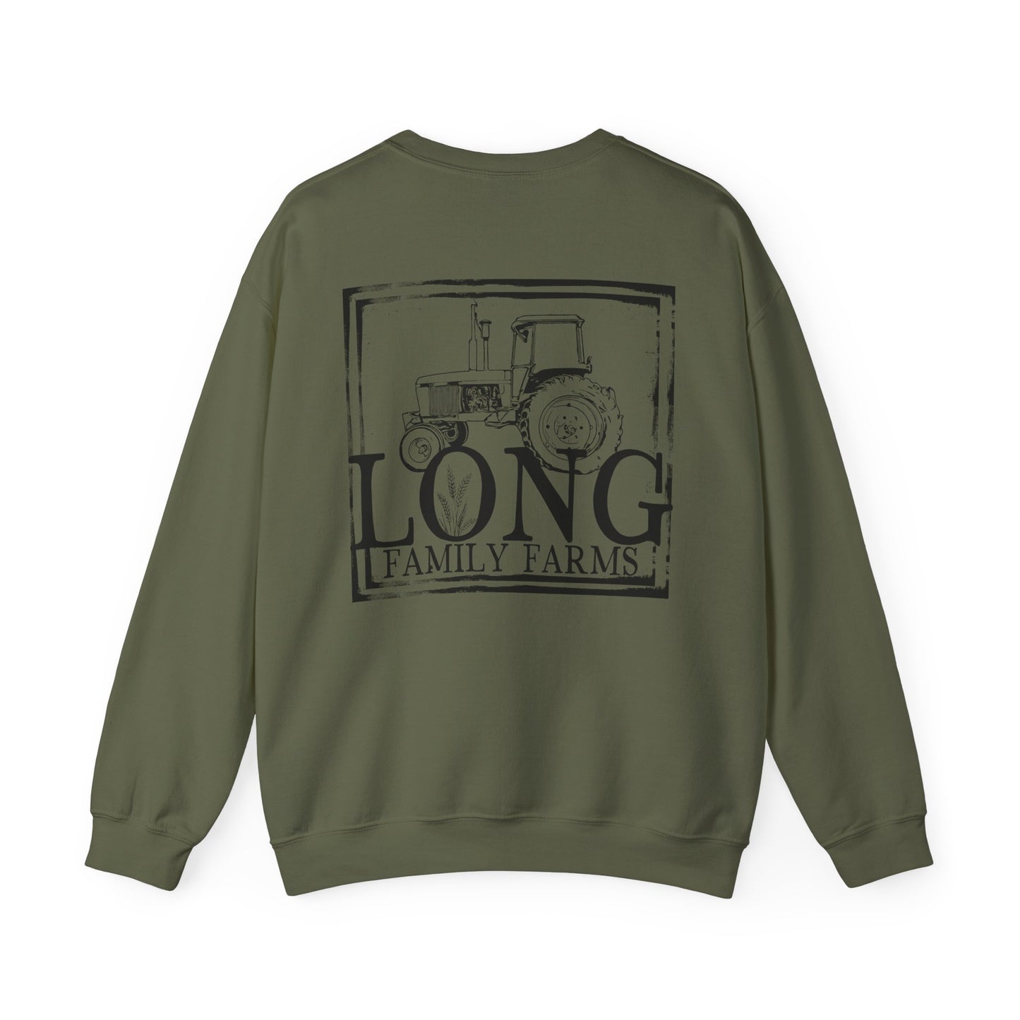 Tractor Print Crewneck Sweatshirt (ADULT)