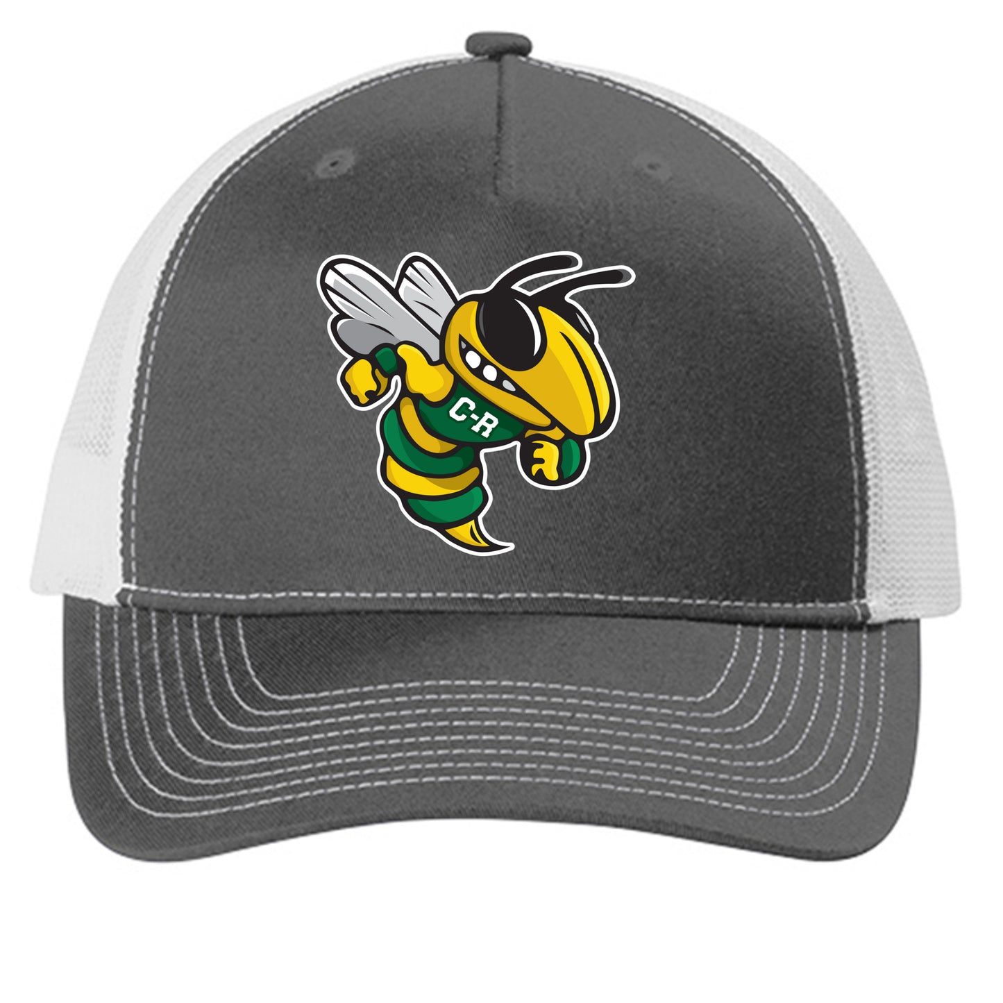 Grey Steel/ White - C405 - FRONT