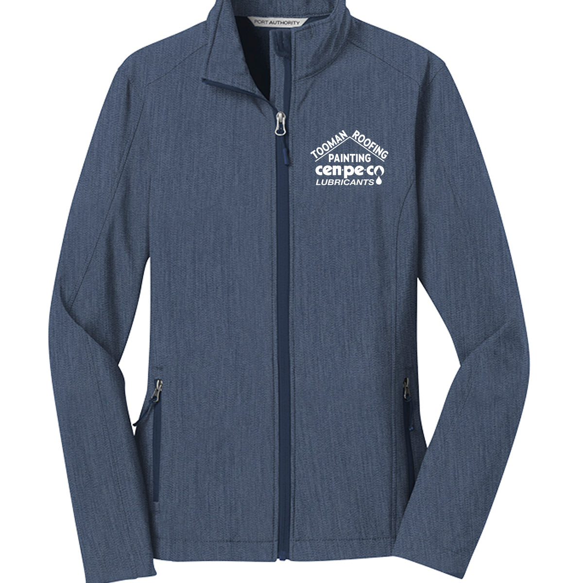 Navy Heather - L317 - FRONT